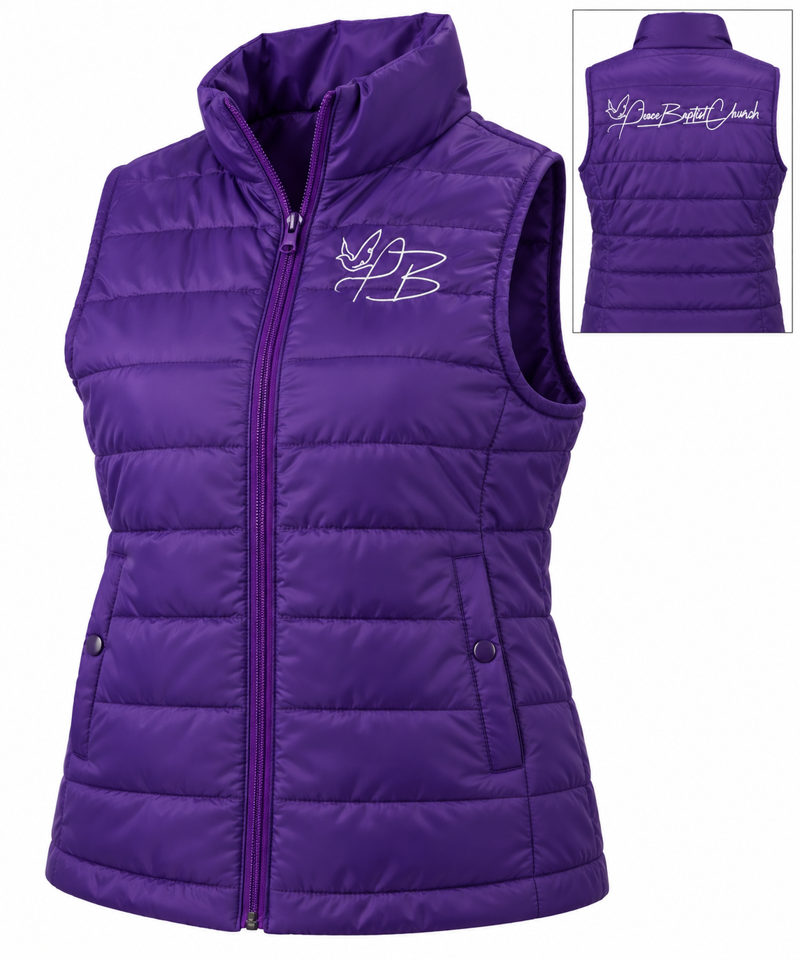 Peace Quilted Vest