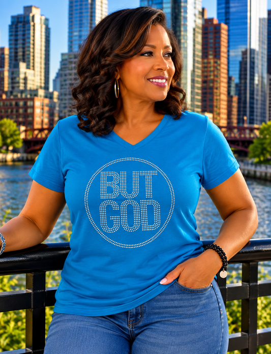 But God Rhinstud T-shirt