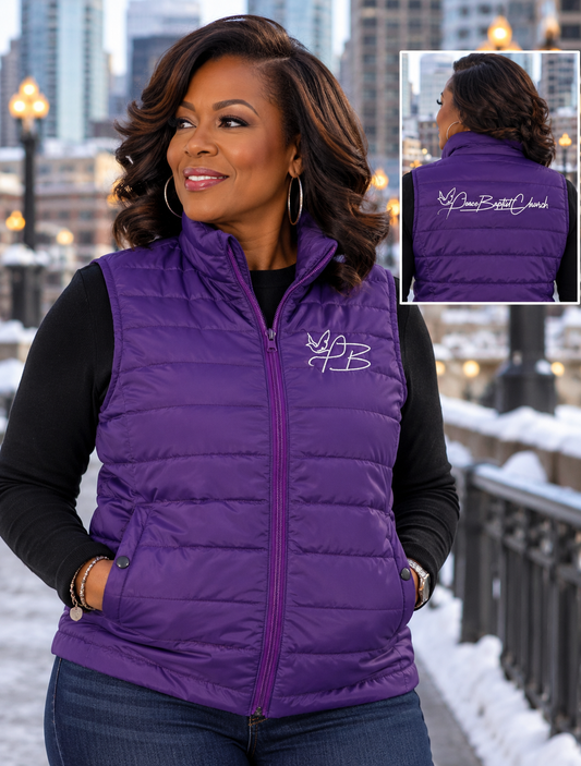 Peace Quilted Vest